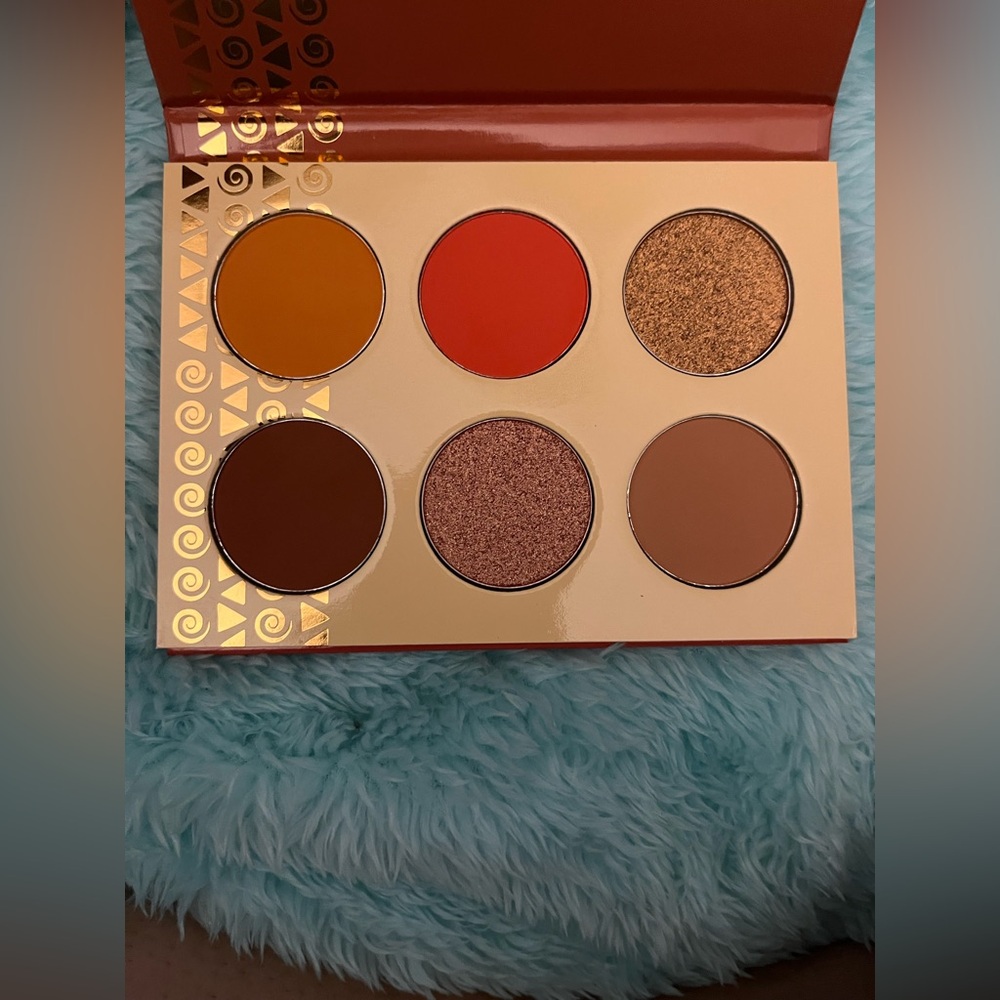 Juvia's Place Vibrant Yellow and Red Eyeshadow Palette